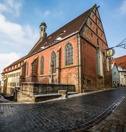 Rothenburg ob der Tauber medieval builidngs のeditorial素材