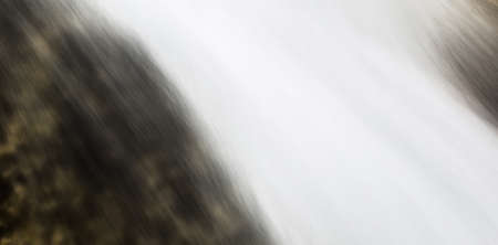 Close up view of water flowing motion abstractの写真素材