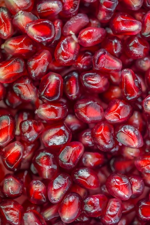 Pomegranate seeds abstract and close up viewの写真素材
