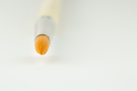 Round tip watercolor brushの写真素材