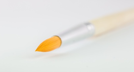 Round tip watercolor brushの写真素材