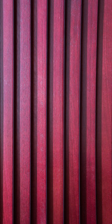 Red wood cabinet door abstract for backgroundの写真素材