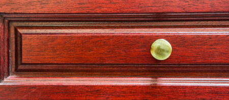 Red wood cabinet door abstract for background