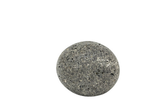 Zen stone over white backgroundの写真素材