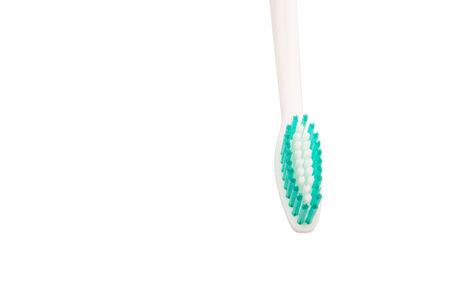 Toothbrush over white backgroundの写真素材