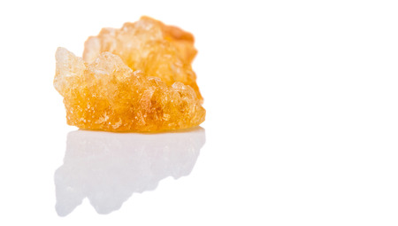 Sugarcane rock over white backgroundの写真素材