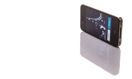 KUALA LUMPUR, MALAYSIA - FEBRUARY 8TH 2015. Uber mobile apps. Uber is smartphone app-based transportation network and taxi company operating in 53 countries around the world.のeditorial素材