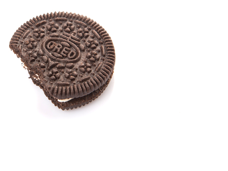KUALA LUMPUR, MALAYSIA - JANUARY 26TH 2015. Oreo is a sandwich cookie with a sweet cream filling by Nabisco Division of Mondelez International and is the best selling cookie in the United States.のeditorial素材