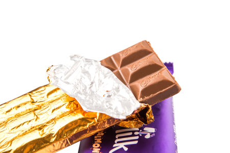 KUALA LUMPUR, MALAYSIA - FEBRUARY 11TH 2015. Owned by Mondelez International, Cadbury is the second...
