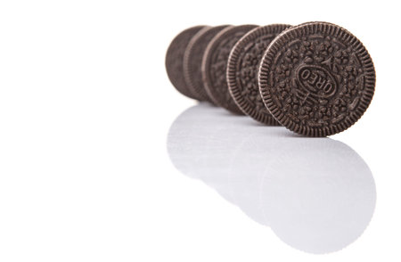 KUALA LUMPUR, MALAYSIA - FEBRUARY 20TH 2015. Oreo is a sandwich cookie with a sweet cream filling by Nabisco Division of Mondelez International and is the best selling cookie in the United States.のeditorial素材
