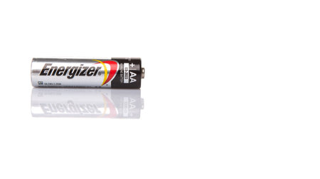 KUALA LUMPUR, MALAYSIA - FEBRUARY 27TH 2015. Used Energizer AA batteries. Energizer Holdings is an American manufacturer of batteries and are sold in over 165 countries worldwide.のeditorial素材