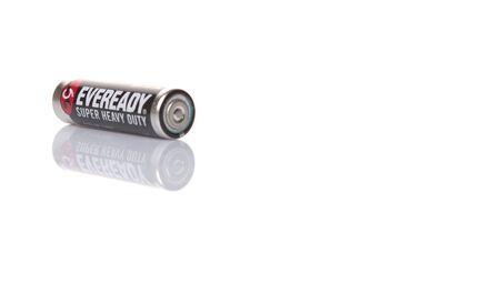 KUALA LUMPUR, MALAYSIA - MARCH 3RD 2015. Eveready AA batteries. Energizer Holdings is an American manufacturer of batteries and are sold in over 165 countries worldwide.のeditorial素材