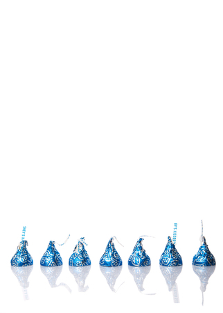 KUALA LUMPUR, MALAYSIA - MARCH 4TH 2015.  First introduced in 1905, Hershey Kisses is a brand of chocolate manufactured by The Hershey Company. Hershey product are sold in over sixty countries.のeditorial素材