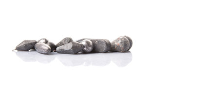 Fishing sinker or knoch over white background