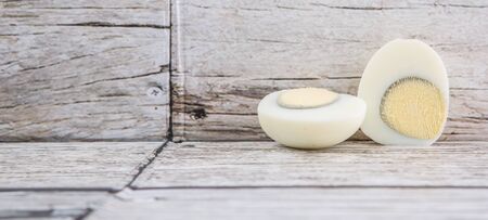 Hard boiled eggの写真素材