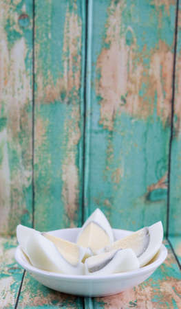 Hard boiled eggの写真素材