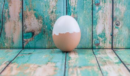 Hard boiled eggの写真素材