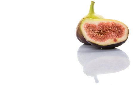 Fig fruits over white backgroundの写真素材