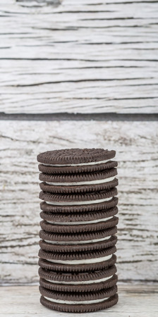 TOKYO, JAPAN - OCTOBER 11TH 2015. Oreo is a sandwich cookie with a sweet cream filling by Nabisco Division of Mondelez International and is the best selling cookie in the United States.のeditorial素材
