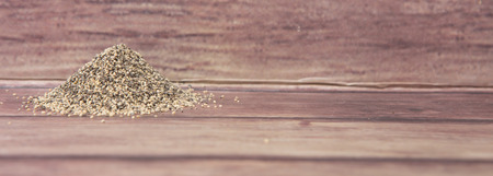 Black pepper powderの写真素材