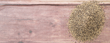 Black pepper powderの写真素材