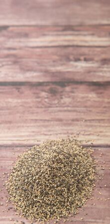 Black pepper powderの写真素材