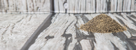 Black pepper powderの写真素材