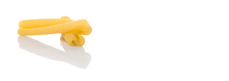 Dried casarecce pastaの写真素材