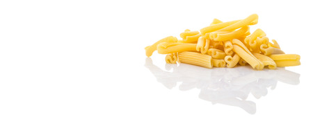 Dried casarecce pastaの写真素材