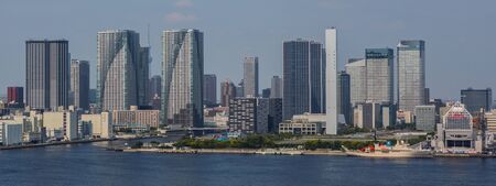 TOKYO, JAPAN - MAY 14TH 2016. Skyline and buildings of Tokyo, Japan.のeditorial素材