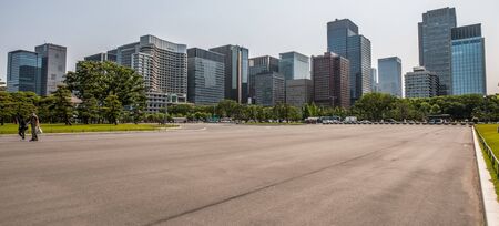 TOKYO, JAPAN - MAY 21ST, 2016. Tokyo modern building and skyline.のeditorial素材