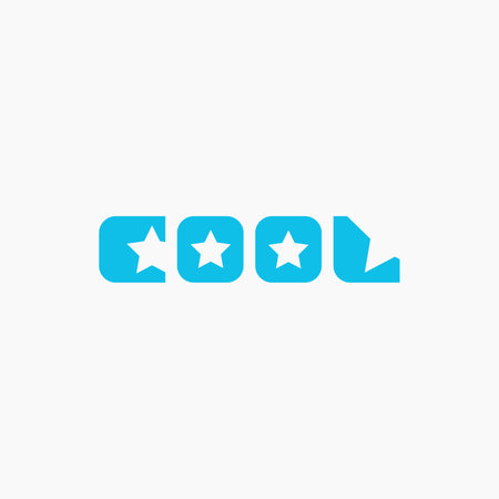 Rectangular composite logo cut into letters.のイラスト素材