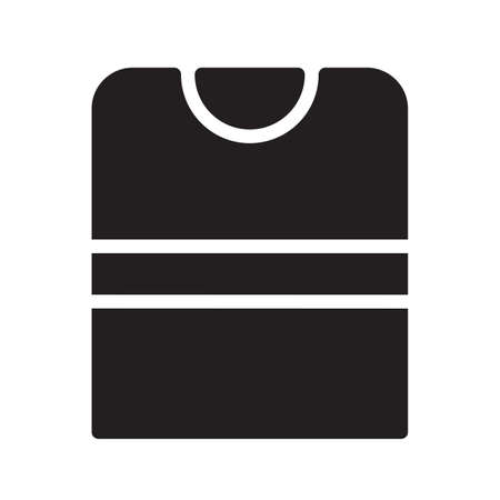 t-shirt Icon Vector. Simple flat symbol. Perfect Black pictogram illustration on white background.のイラスト素材