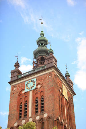 St. Catherine's Church (Kosciol sw. Katarzyny), the oldest church in Gdansk, Poland