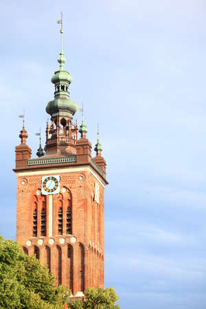 St. Catherine's Church (Kosciol sw. Katarzyny), the oldest church in Gdansk, Poland