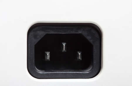electrical black plug socketの写真素材