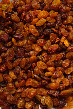 Healthy food organic nutrition  Raisin dried grape as background texture