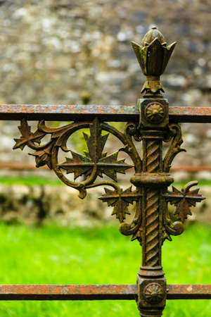 KILCREA, IRELAND - NOVEMBER 28  medieval Kilcrea Friary  Kilcrea Abbey  located near Ovens on November 28, 2012 in County Cork, Irelandの写真素材