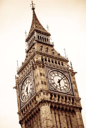 Clock tower Big Ben Palace of Westminster, London England UK.