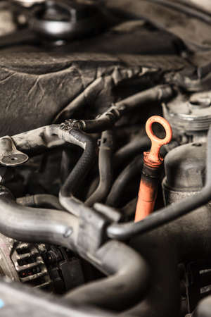 Closeup motor block automobile car engineの写真素材