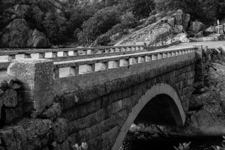 Stone old bridge Vagand in Norway Sokndal regionの写真素材