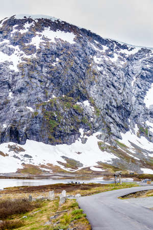 The Nibbevegen road up to Dalsnibba mountain, Norway