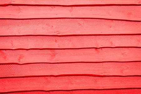 Wood boards texture. Red planks as background outdoor.の写真素材