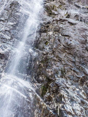 Little waterfall in mountains, picture from Norway.の写真素材