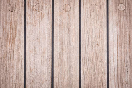 Textures and patterns concept. Detailed close up of wooden boards texture backgroundの写真素材