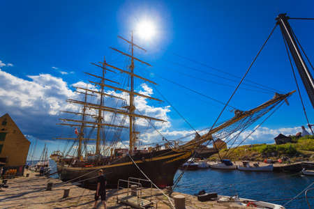 CHRISTIANSOE, DENMARK - AUGUST 10, 2013: Fort Christiansoe - the old fortress of King Christian V...