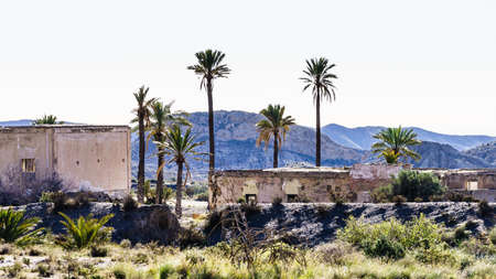 Movie location El Chorrillo in Sierra Alhamilla, Spain. Tourist attractionのeditorial素材