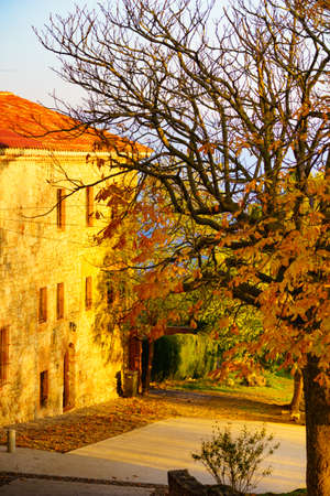 Montserrat, Catalonia, Spain - November 18, 2019: Santa Cecília de Montserrat, Benedictine monastery in Marganell, Catalonia, Spain.のeditorial素材