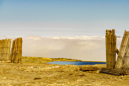 Torre mountain peak of Serra da Estrela, the highest place in Continental Portugal.