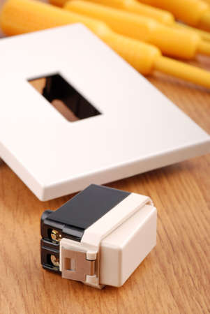 electrical switch disassembled